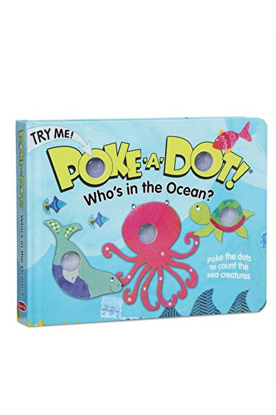 Melissa & Doug Poke A Dot Interaktif Kitap-who S In The Ocean