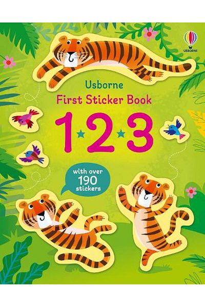 Usborne First Sticker Book: 123