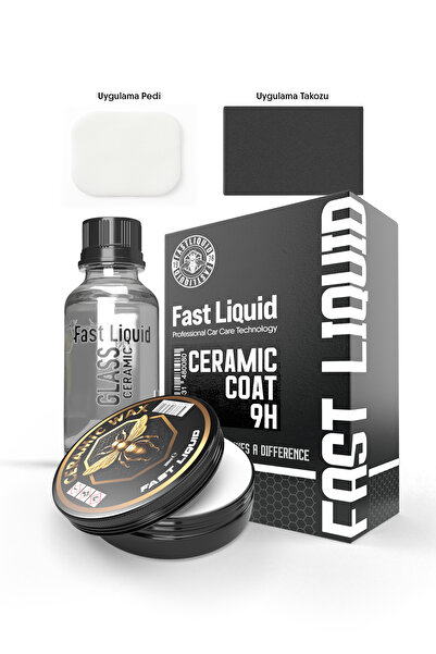 Fast Liquid Ceramic Wax 150 ml - Glass Ceramic 30 ml 2'li Set Paket