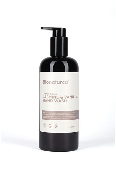 BIONATURCA Organic Certified Jasmine & Vanilla Liquid Soap 400 ml
