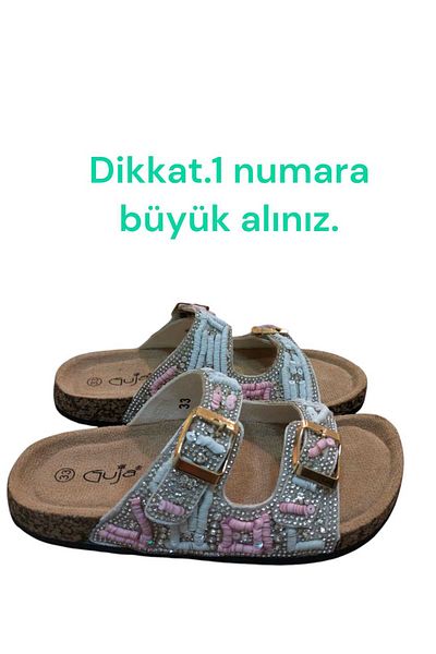 Guja Children's Stoned Mushroom Slippers (the Mold Is Smaller Than Size 1)