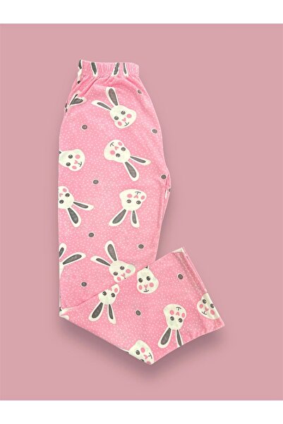 Erdenay Tekstil Desenli Penye Kadın Pijama Altı