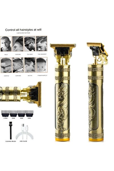 jvx Jv-5858 Metal Kasa Profesyonel Saç Sakal Ense Çizim Tüm Vücut Tüyü Lazer Öncesi Tıraş Makinesi