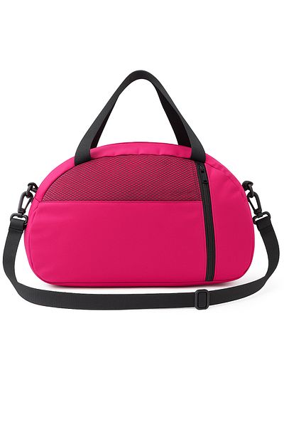 KAFF Small Pink Front Pocket Adjustable Shoulder Strap Hand Travel Duffel Bag-0833
