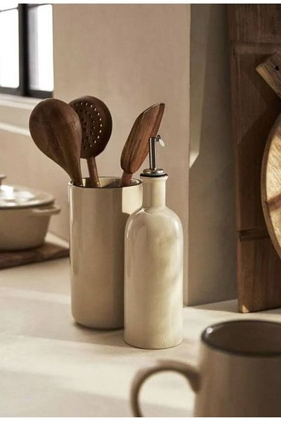 Yazz Atelier Acacia Spoon & Colander Set