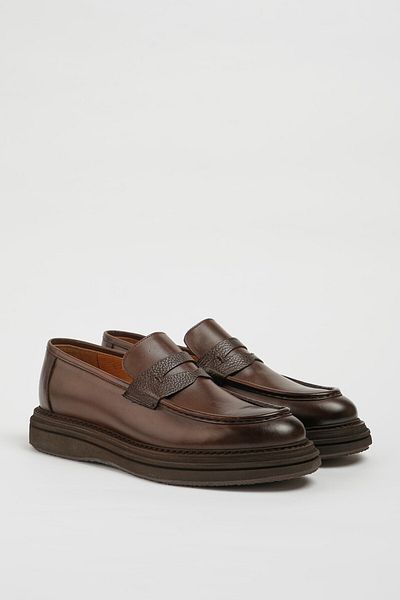 Faruk balkanas Edwin Model Genuine Natural Leather Eva Sole Casual Shoes
