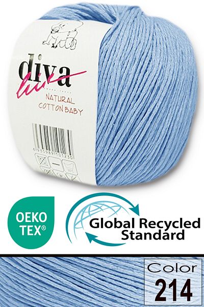 Diva İplik Baby Blue Premium Amigurumi Σχοινί Punch Βαμβάκι 50 γρ
