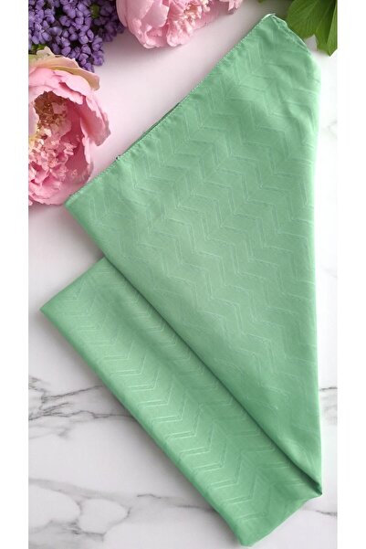 Lavena scarfs Σάλι με μοτίβο ζιγκ-ζαγκ - Απαλό Πράσινο Θάλασσας