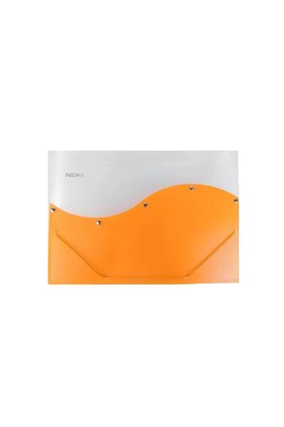 Noki 6-Section Rubberized File Orange