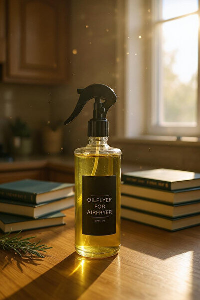 Frolde Airfryer İçin Püskürtmeli Sprey Cam Şişe Yağdanlık Zeytinyağı Sirke Ya...