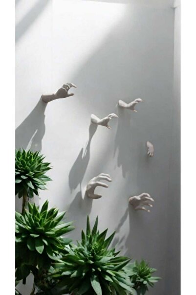 Dropcek eticaret Dekoratif Duvarda Eller Duvar Dekorasyonu Modern Şık Popüler (6 ADET EL)