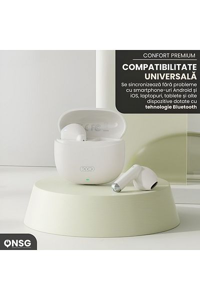 design xo Căști wireless Xo Design X33, albe