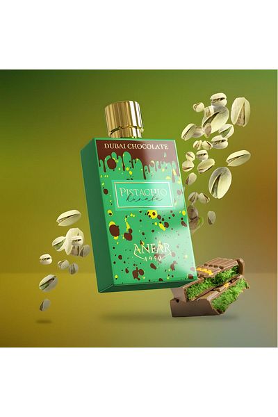 Anfar Extract de Parfum Anfar 1950 Fistic Kunafa Dubai Ciocolata, Unisex, 80 ml