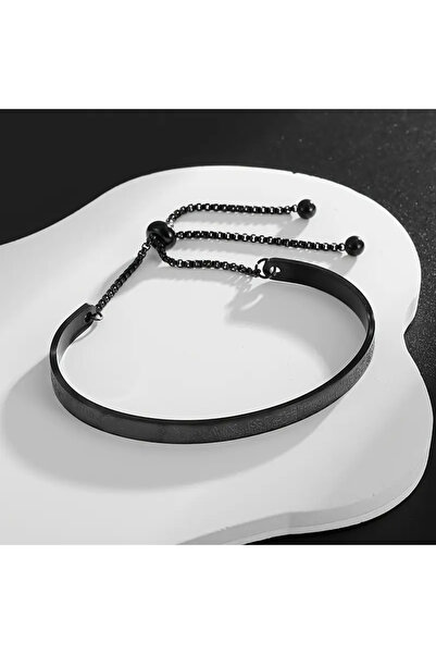 KT AKSESUAR Ayetel Kürsi Yazılı Zincirli Bileklik Paslanmaz Çelik Ayarlanabilir Unisex Bileklik