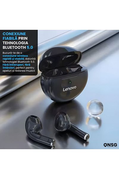 LENOVO Ht38 Tws Wireless Earphones, Black
