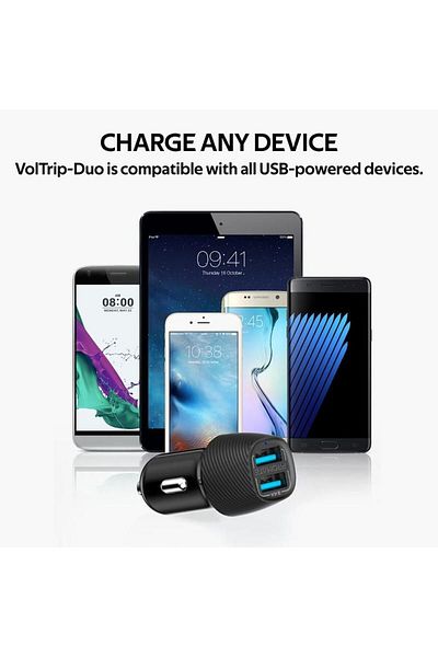 Promate Car Charger 3.4A PROMATE Dual Ports