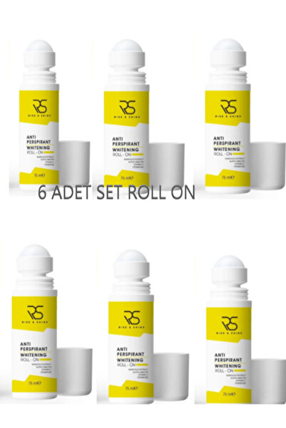 Rise & Shine Rise and shine Antiperspirant Whitening Roll-on - 75 ml 6 ADET