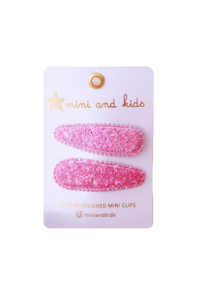 Mini and Kids Mini & Kids Çocuk Klips Toka - Glitter Fuşya