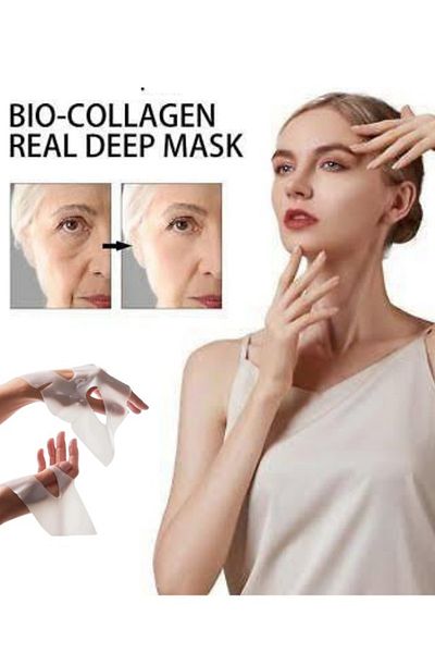 NUNUKO (2 Pcs) Firming Ice Mask - Collagen Mask with Pore Shrinking and Moisturizing Effect