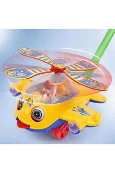 Choice big yellow Baby Walker Toy Hand Push Toddler Toy Plane Car Toy Push Along Walking Toy for Kids Child