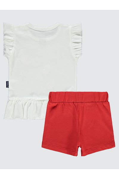 Miniworld 6-18 Months Red Baby Girl Set