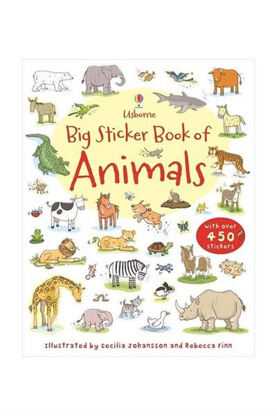 Usborne Big Sticker Book Of Animals