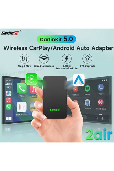 Choice Mini 5 Pro Carlinkit 5.0 Carplay Android Auto Wireless Adapter Portable Dongle For Oem Car Radio Wit