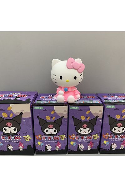 Choice 4 Sanrio Kuromi Anti Fall Piggy Bank My Melody Cinnamoroll Hello Kitty Vinyl Decoration Coin Storag.