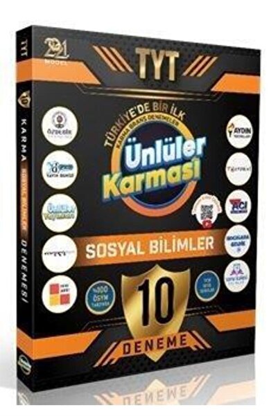 ünlüler yayınları Ünlüler Karması 2021 Tyt Sosyal Bilimleri 10 Deneme