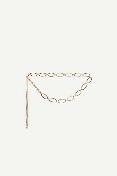 Bershka Chain Belt With Rings