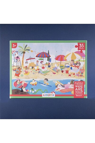 kidmosfer Where Are You / Neredesin / Plaj Puzzle (YAPBOZ) / 35 Parça 3 Yaş