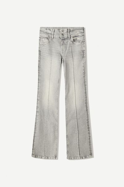 Bershka Low-rise boot-cut jeans