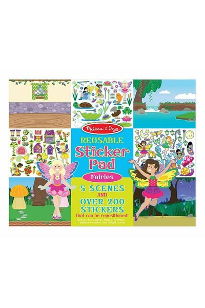Melissa & Doug Plug-in Sticker Book - Fairies