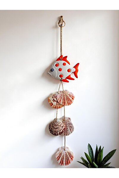 Grimsi Balık Deniz Kabuklu Rüzgar Çanı