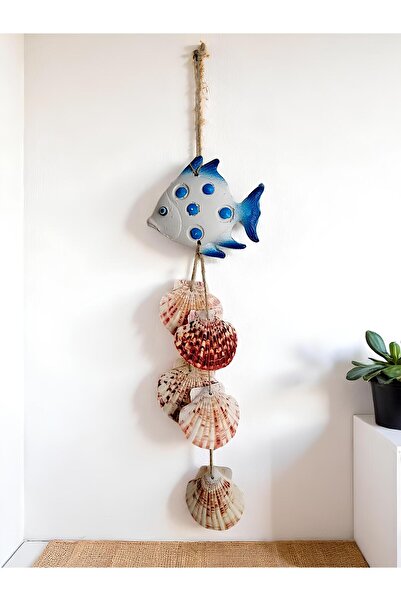 Grimsi Balık Deniz Kabuklu Rüzgar Çanı