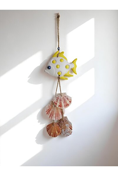 Grimsi Balık Deniz Kabuklu Rüzgar Çanı