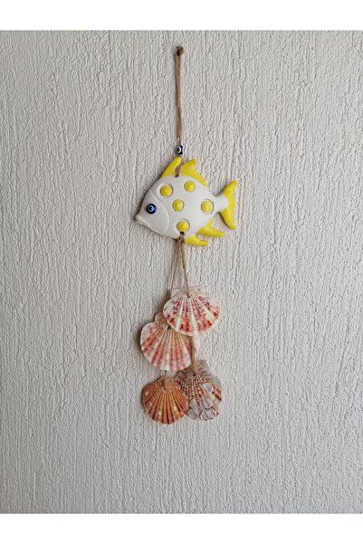 Grimsi Balık Deniz Kabuklu Rüzgar Çanı