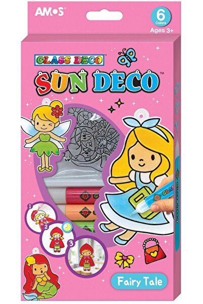 Amos Cam Boyama Seti Sun Deco Peri Masalı