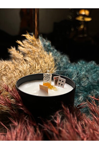 luminart Viski Detaylı Minyatür Kokuku Mum El Yapımı Hediyelik “Signature” Se...