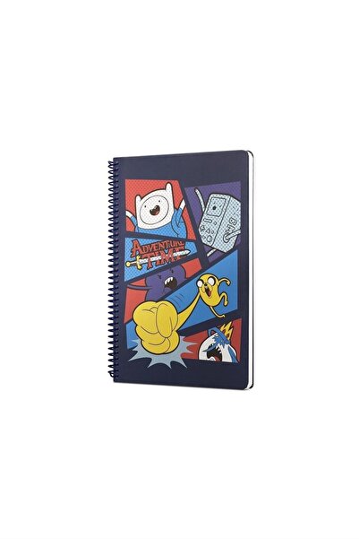 Mabbels Adventure Time Spiralli Defter Lacivert