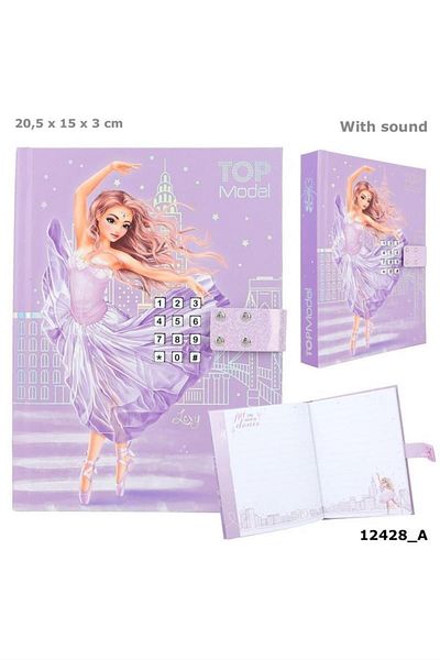 Top Model by Depesche Top Model Ballerina Locked Diary