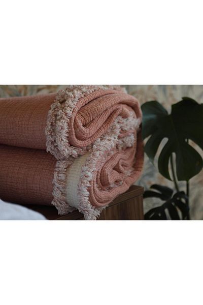 Tasarım Hb&Victory Muslin Tile Color 6 Layer Quilt Double 240X230 Cm.