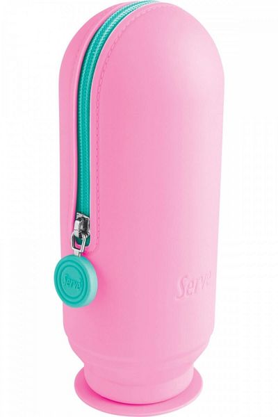 Serve Τσάντα μολυβιού Candy Pink Hoop
