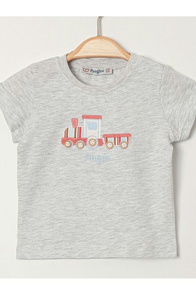 YUSALİ Men's Shorts Suit with Tractor Figure