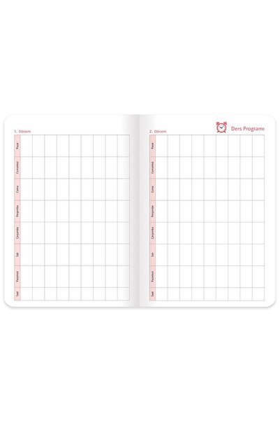 KESKİN COLOR Academic agenda hardcover rainbow 17x24 cm 83020099