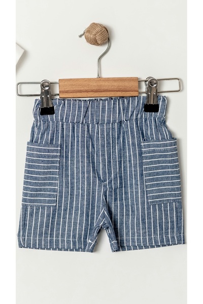 YUSALİ Heron Patterned Men's Shorts Suit