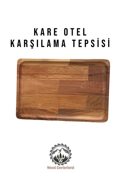 Sunum Tepsi ,ahşap Dikdörtgen Sunum Tabağı & Servis Tabağı & Çerez Tabağı Büyük Boy Sunum Tabağı