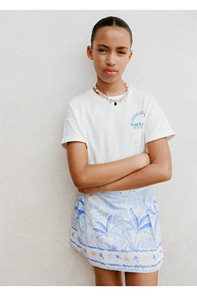 MANGO Kids Fusta cu model palmier