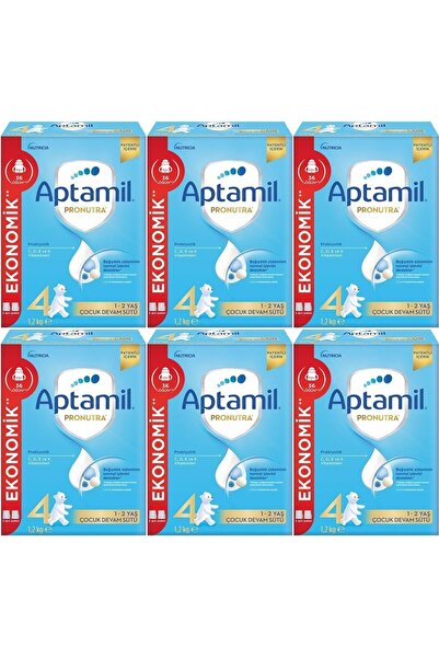 Aptamil Nutrıcıa Aptamil Pronutra 1200GR Devam Sütü No:4 (1-2 Yaş) (6 Lı Set)