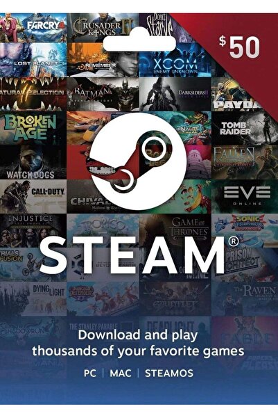 Steam Gift Card 50 USD Turkey